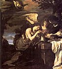 Magdalen and Two Angels by Guercino